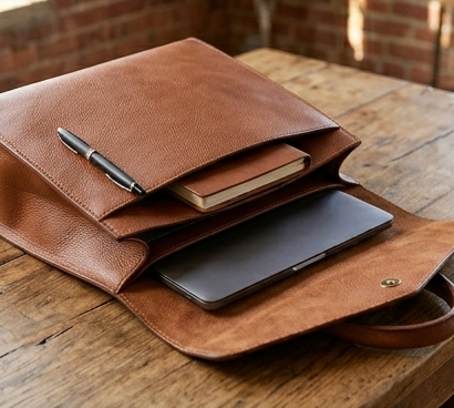 Convertible Leather Backpack