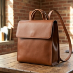 Convertible Leather Backpack