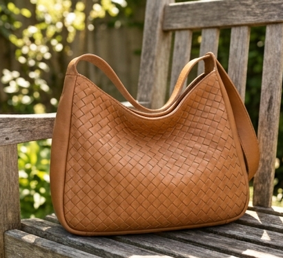 Woven Artisan Shoulder Bag