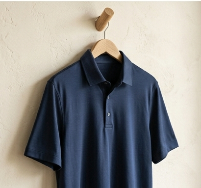 Mercerized Cotton Polo Shirt